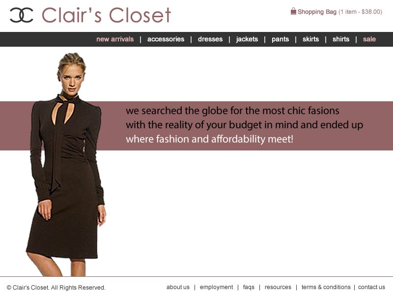 PolosGroup Portfolio Clair's Closet PolosGroup Portfolio Clair's Closet